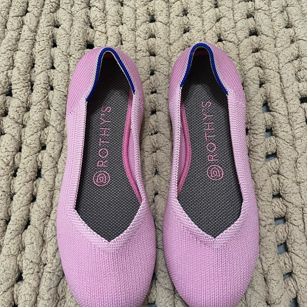 Rothy's Women's Lavender and Blue Flats